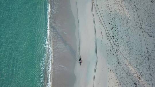 大海合集蓝天宁静白云海滩美景4K25帧视频素材模板下载
