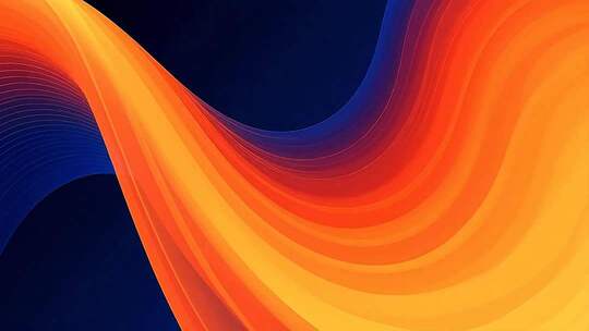 动感彩色抽象波浪背景