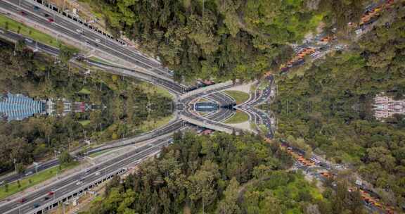 万花筒，交通，公园，道路