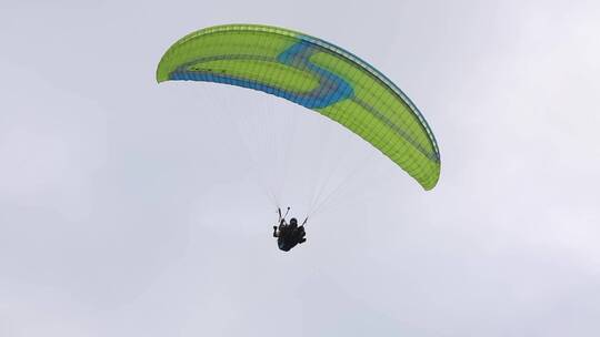 滑翔伞跳伞第一视角视频素材模板下载