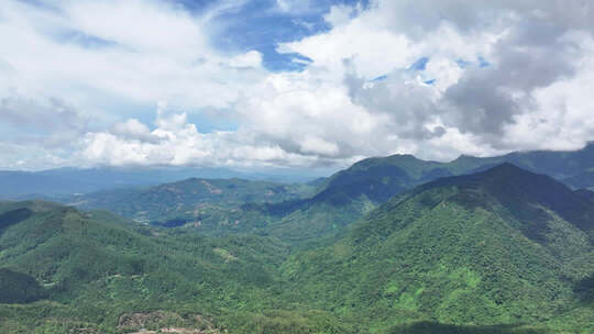 航拍海南五指山景区