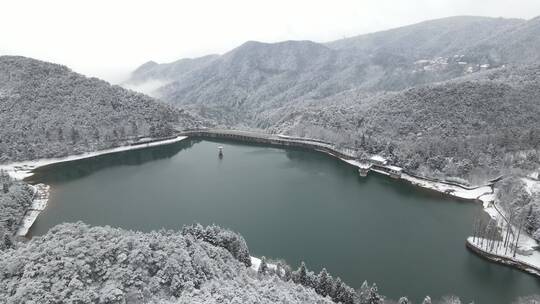 庐山大雪航拍4K