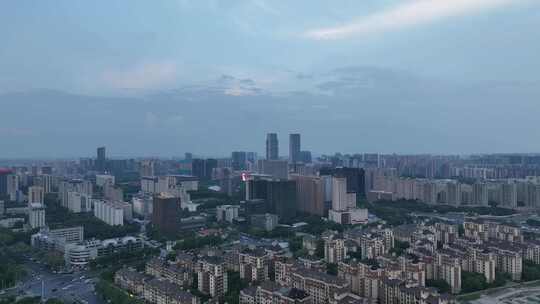 郑州双子塔夜景