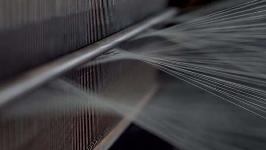 纺织加工生产车间流水线视频素材模板下载