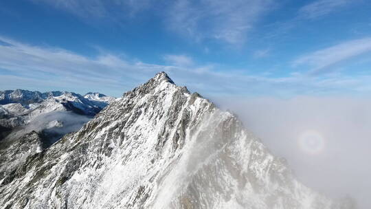 长征雪山 夹金山视频素材模板下载