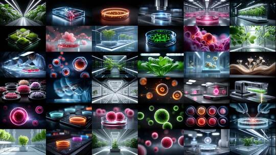 生命培育未来温室生长舱(前81S为快速预览高清在线视频素材下载