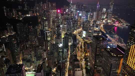 香港夜景航拍