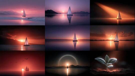 扬帆远航梦想未来乘风破浪不负韶华高清在线视频素材下载