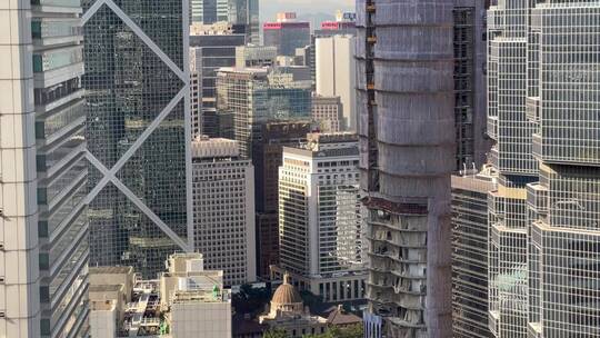 香港街头交通城市景观