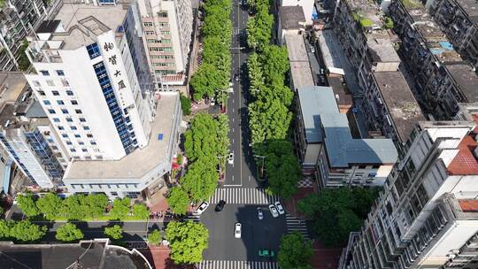 福建三明城市交通航拍