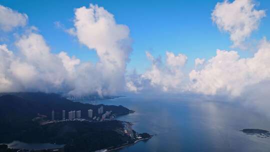 惠东巽寮湾航拍视频4K