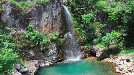 山川瀑布航拍