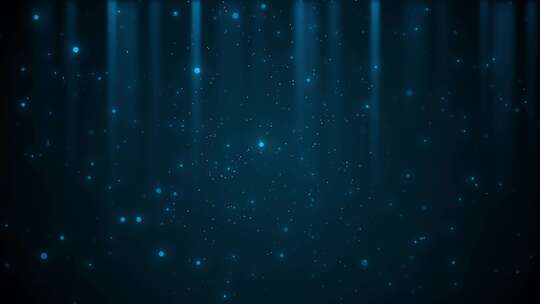 蓝色粒子光效背景