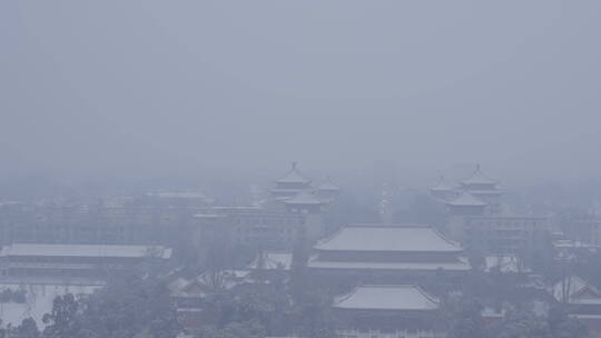 北京雪景 故宫雪景 北京下雪