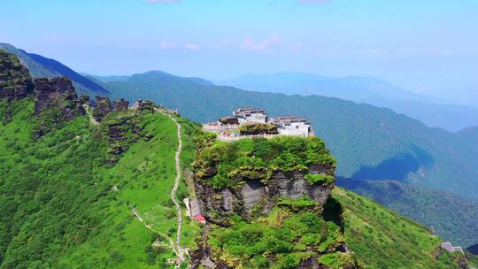 贵州梵净山航拍风光