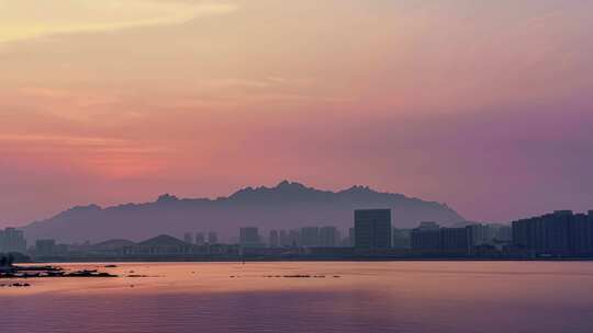 青岛唐岛湾日落延时