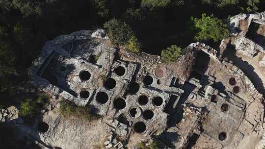 鸟瞰古代文明遗址