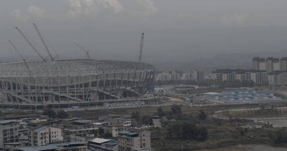 发展建设中的重庆城郊