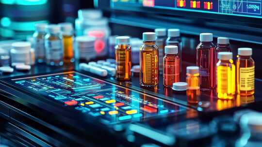 实验室药品与电子设备