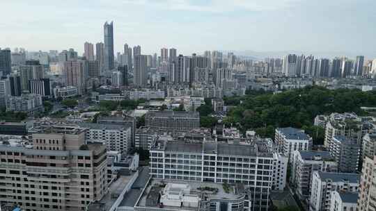 航拍福州城市建设福州风光