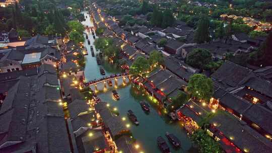 江南古镇 乌镇夜景