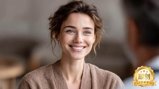自信微笑绽放魅力 传递美好感受幸福