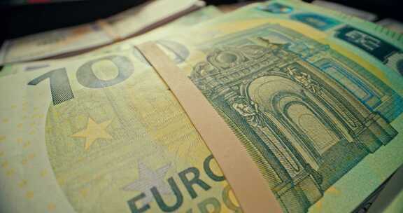 欧元，现金，金钱，工作室拍摄