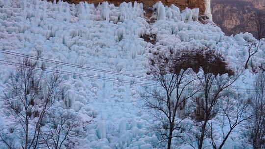 沕沕水 沕沕水景区 沕沕水冰瀑  冰川