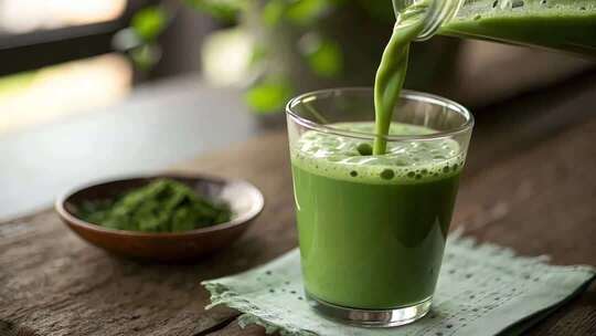 抹茶 大麦汁 绿色蔬菜汁 果蔬汁 羽衣甘蓝