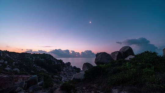 惠州惠东海龟湾石林公园清晨