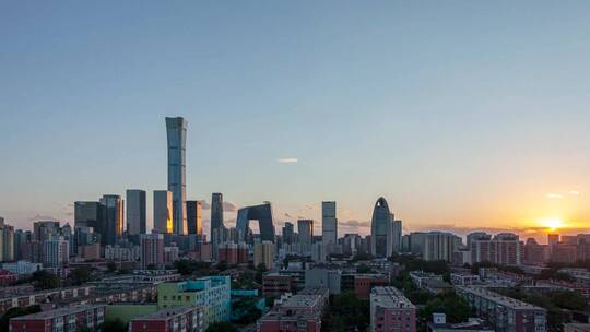 北京城市风光4K延时视频视频素材模板下载