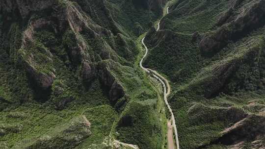 野狐岭公路穿越机航拍