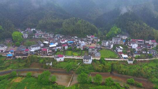 皖南山村航拍