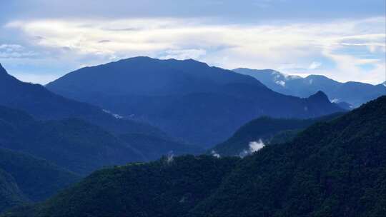 航拍中国福建武夷山美丽风景