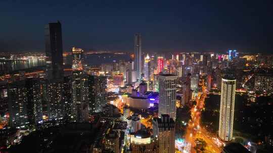 繁华都市 都市夜景视频素材模板下载