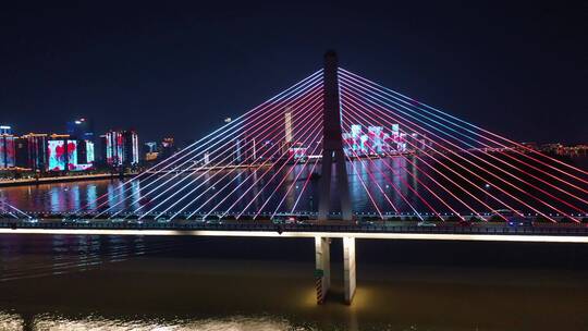 长沙银盆岭大桥夜景1