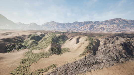 加州沙漠全景