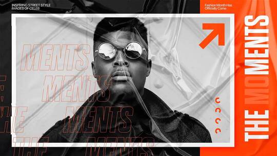 时尚现代都市时尚开场幻灯片照片过渡宣传片AE模板