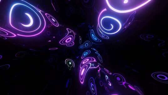 炫彩霓虹光效动态素材