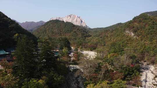 韩国雪岳山国家公园Ulsanbawi岩石