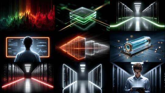 智慧医疗数据区块链云服务中心高清在线视频素材下载