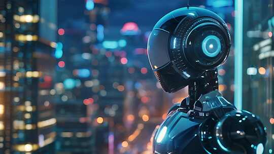 智能机器人未来城市