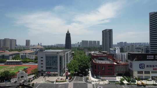 江苏常州城市宣传地标建筑航拍