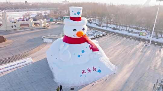 中国黑龙江哈尔滨太阳岛大雪人