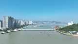 珠海海岸线海边城市航拍海岸风光海滨城市高清在线视频素材下载