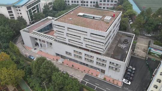 航拍湖南长沙望城区城市建筑