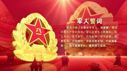 军入誓词ae模板02