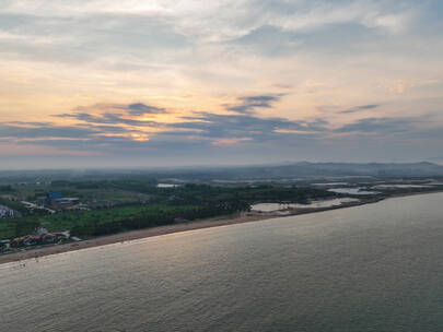 山东省青岛市黄岛区航拍