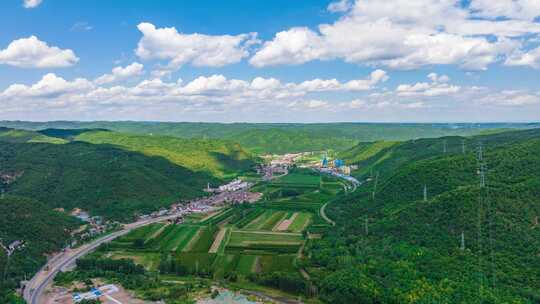 大西北地区（黄陵）航拍延时 4K