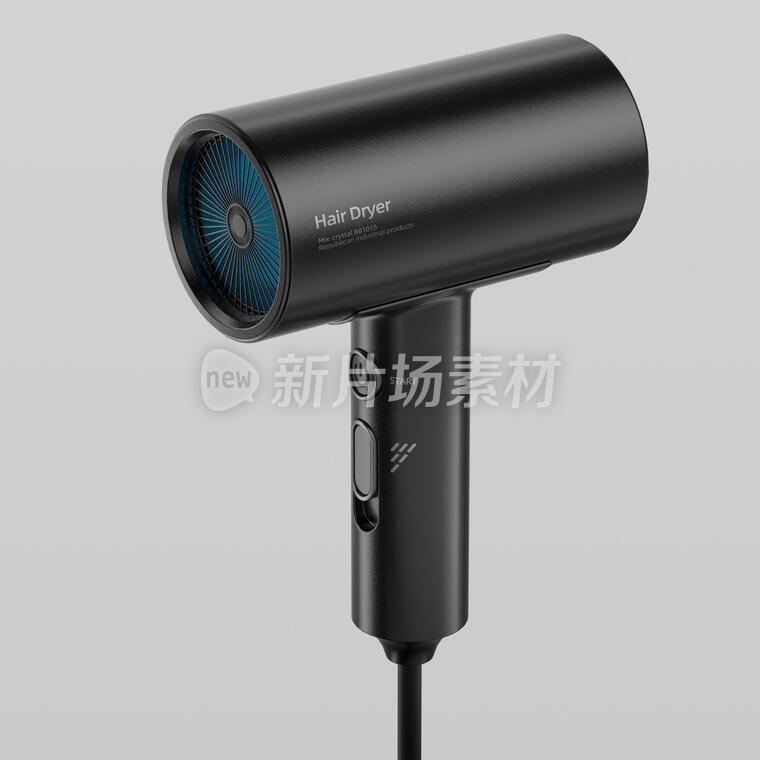 吹风机C4D模型